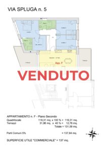 APPARTAMENTO F: €490.000